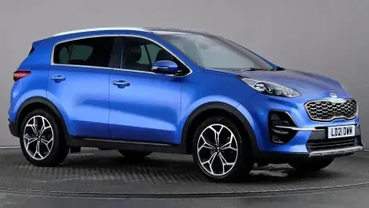 Used Kia Sportage GT-Line 136 HP (100 kW) 2021 Blue SUV