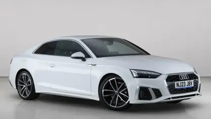 Used Audi A5 S-Line 150 HP (110 kW) 2023 White Coupe