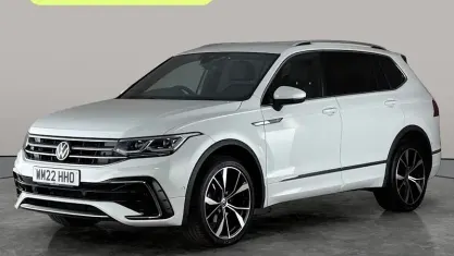 Used VW Tiguan Allspace R-line 150 HP (110 kW) 2022 White SUV