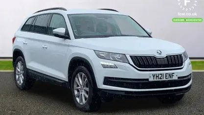 Used Skoda Kodiaq SE 150 HP (110 kW) 2021 White SUV