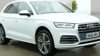 Usado Audi Q5 Design 252 CV (185 kW) 2018 Blanco SUV