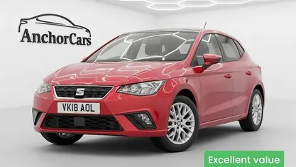 Red Used 2017 Seat Ibiza Design Hatchback | £7,490 (Fair price)