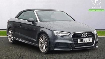 Używany Audi A3 Cabriolet S-Line 150 KM (110 kW) 2018 Szary Kabriolet