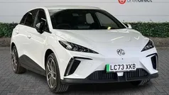 Solid arctic white Used 2023 MG MG4 EV Trophy Hatchback | £17,750 (Fair price)