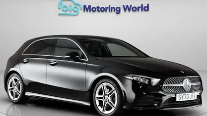 Used Mercedes A200 AMG line 163 HP (119 kW) 2020 Black Hatchback