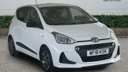 Used Hyundai i10 GO! 67 HP (49 kW) 2018 White Hatchback