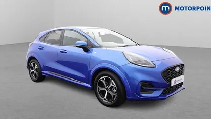 Blue Used 2025 Ford Puma ST-Line Hatchback | £20,099 (Fair price)