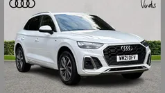 White Used 2021 Audi Q5 S-Line SUV | £28,345 (Fair price)