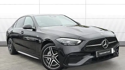 Begagnad Mercedes C300e Urban 313 HK (230 kW) 2025 Svart Sedan