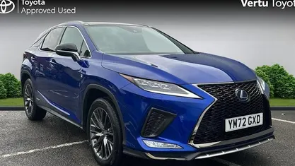 Used Lexus RX450h Sport Line 313 HP (230 kW) 2022 Blue SUV