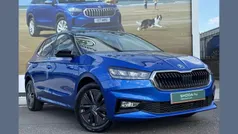 Race blue metallic black magic pearl effect Used 2023 Skoda Fabia Colour Edition Hatchback | £14,490 (Fair price)