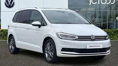 White New 2025 VW Touran Match MPV | £36,896 (Good price)