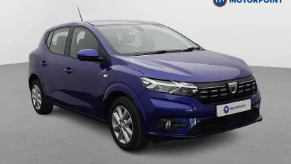 Used Dacia Sandero Comfort 91 HP (66 kW) 2021 Blue Hatchback