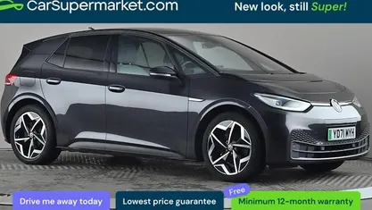 Used VW ID.3 Pro 150 kW (204 HP) 2021 Grey Hatchback