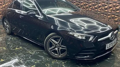 Used Mercedes A180 AMG line 136 HP (100 kW) 2020 Black Sedan