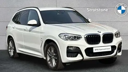 Used BMW X3 M Sport 184 HP (135 kW) 2021 White SUV