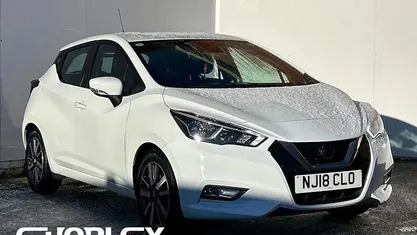 White Used 2018 Nissan Micra Acenta Hatchback | £7,475 (Fair price)