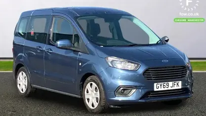 Used Ford Tourneo Courier Zetec 101 HP (74 kW) 2019 Blue MPV