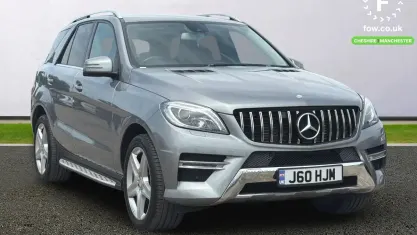Used Mercedes ML250 AMG line 204 HP (150 kW) 2015 Silver SUV