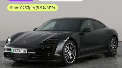 Used Porsche Taycan Performance Package 350 kW (476 HP) 2023 Black Sedan