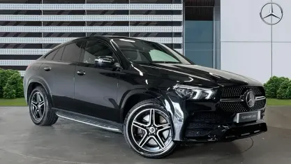Begagnad Mercedes GLE400 AMG Line Premium Plus 330 HK (242 kW) 2022 Svart Sportkupé