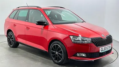 Used Skoda Fabia Monte Carlo 110 HP (80 kW) 2020 Red Estate