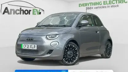 Used Fiat 500e La Prima 86 kW (118 HP) 2021 Grey Hatchback