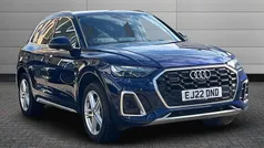 Blue Used 2022 Audi Q5 S-Line SUV | £32,450 (Fair price)