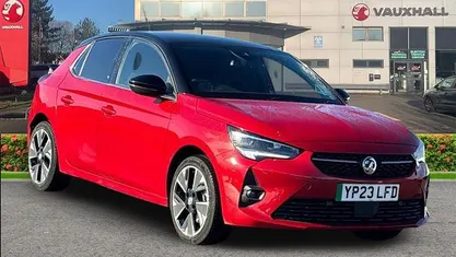 Used Vauxhall Corsa-e Ultimate 100 kW (136 HP) 2023 Red Hatchback