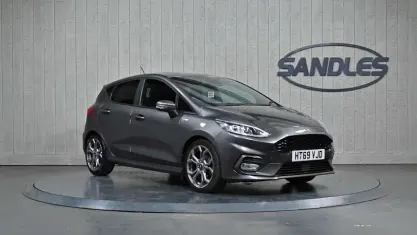 Käytetty Ford Fiesta ST-Line 125 HP (91 kW) 2020 Harmaa Viistoperä