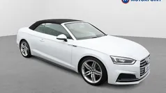 White Used 2019 Audi A5 Cabriolet S-Line Cabriolet | £20,949 (Fair price)