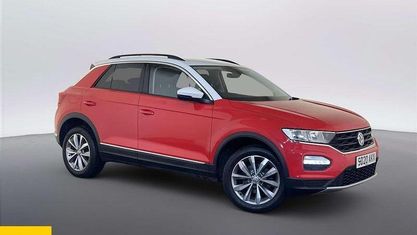 Begagnad VW T-Roc Design 116 HK (85 kW) 2020 Röd SUV