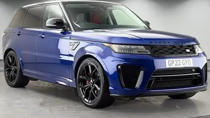 Begagnad Land Rover Range Rover Sport SVR 575 HK (422 kW) 2021 Blå SUV
