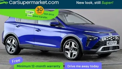 Begagnad Hyundai Bayon Premium 101 HK (74 kW) 2023 Blå SUV