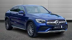 Blue Used 2020 Mercedes GLC300e AMG Line Premium Coupe | £31,498 (Fair price)