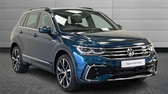 Nightshade blue Used 2022 VW Tiguan R-line SUV | £29,790 (Fair price)