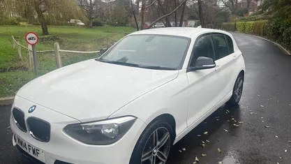 Used BMW 116 Sport Line 136 HP (100 kW) 2014 White Hatchback