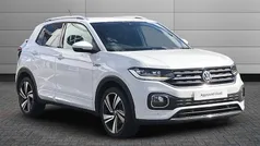 Pure white Used 2019 VW T-Cross R-line SUV | £13,195 (Fair price)