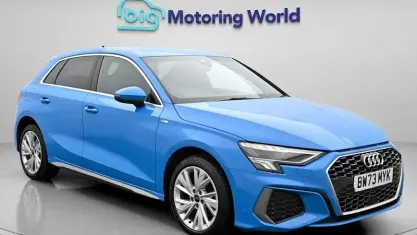 Used Audi A3 Sportback e-tron S-Line 204 HP (150 kW) 2024 Blue Hatchback