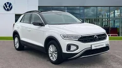 White Used 2022 VW T-Roc Life SUV | £17,095 (Fair price)