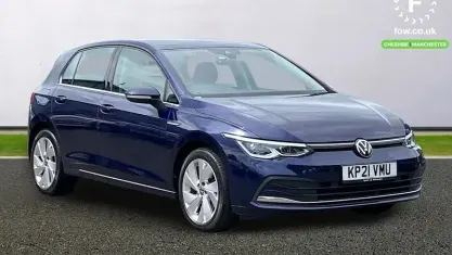 Used VW Golf VII Pro 150 HP (110 kW) 2021 Blue Hatchback