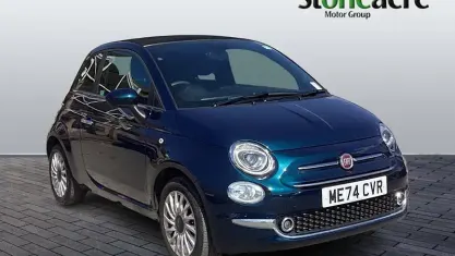 Used Fiat 500C 69 HP (50 kW) 2024 Blue Cabriolet