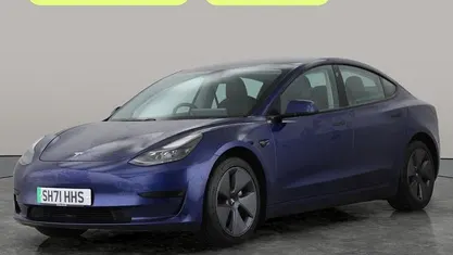 Used Tesla Model 3 Standard Range 208 kW (283 HP) 2021 Blue Sedan