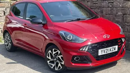 Used Hyundai i10 N Line 101 HP (74 kW) 2021 Red Hatchback
