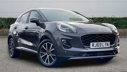 Grey Used 2020 Ford Puma Titanium Hatchback | £11,384 (Fair price)