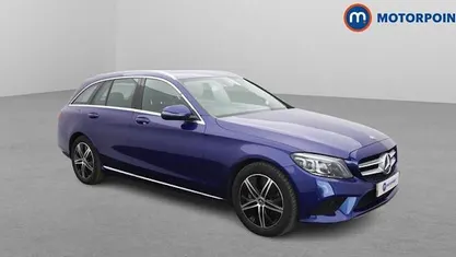 Blue Used 2019 Mercedes C200 Premium Estate | £15,799 (Good price)