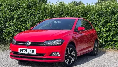 Used VW Polo Match 95 HP (69 kW) 2021 Red Hatchback