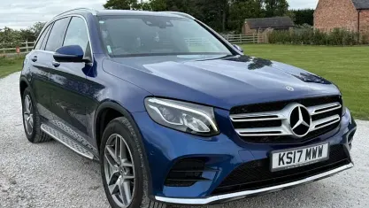 Begagnad Mercedes GLC250 AMG line 204 HK (150 kW) 2017 Blå Kombi
