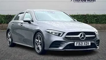 Used Mercedes A200 AMG Line Premium 150 HP (110 kW) 2021 Grey Hatchback