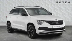 Moon white metallic Used 2019 Skoda Karoq SportLine SUV | £16,228 (Fair price)